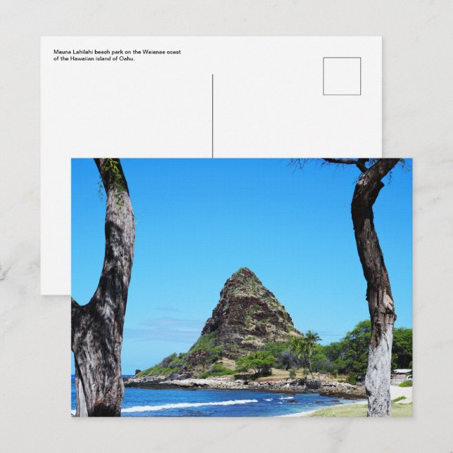 Hawaiianische Postkarte (Vorne/Hinten)