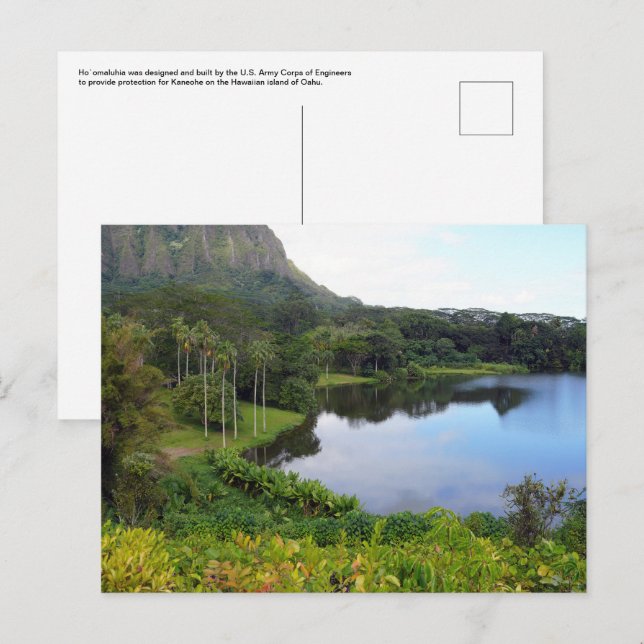 Hawaiianische Postkarte (Vorne/Hinten)