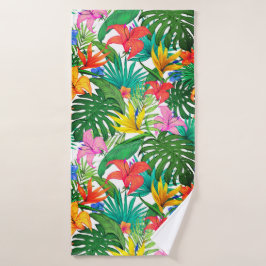Hawaiianische Printwerbung Badehandtuch