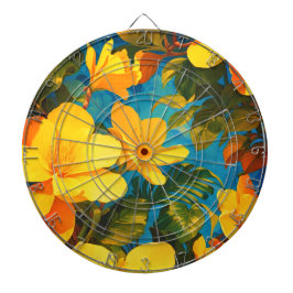 Hawaiianische Printwerbung Dartscheibe