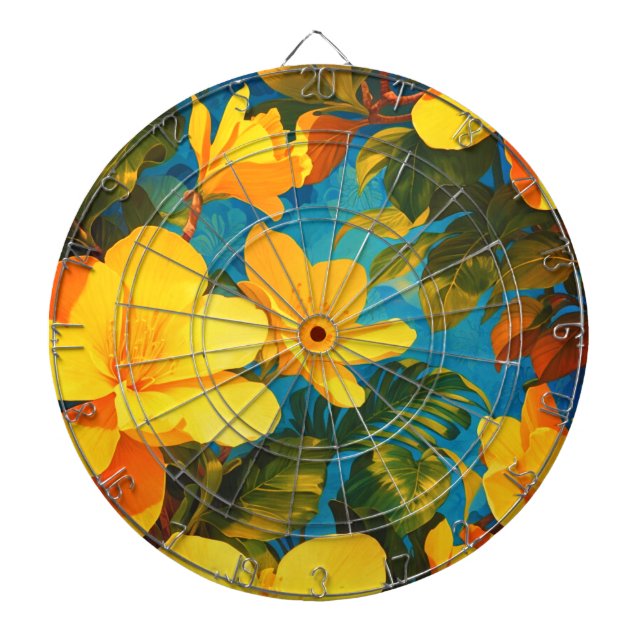 Hawaiianische Printwerbung Dartscheibe (vorne)