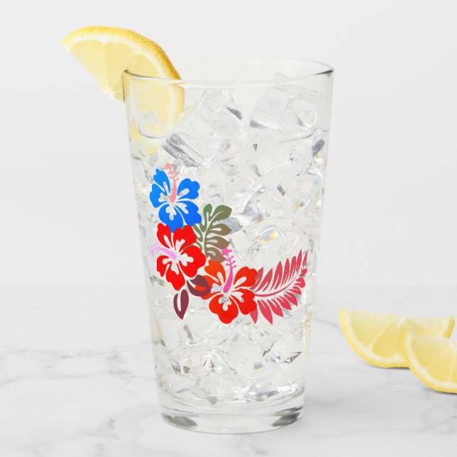 Hawaiianische Printwerbung Glas (Vorderseite Ice)