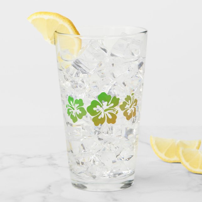 Hawaiianische Printwerbung Glas (Vorderseite Ice)