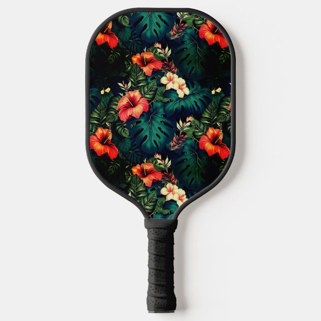 Hawaiianische Printwerbung Pickleball Schläger (Vorderseite)