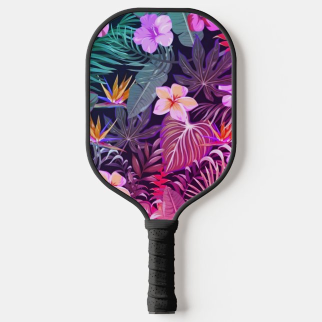 Hawaiianische Printwerbung Pickleball Schläger (Vorderseite)