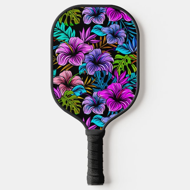 Hawaiianische Printwerbung Pickleball Schläger (Vorderseite)