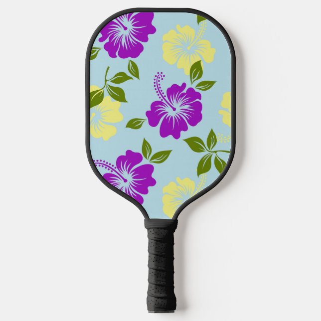 Hawaiianische Printwerbung Pickleball Schläger (Vorderseite)