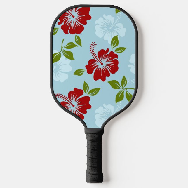 Hawaiianische Printwerbung Pickleball Schläger (Vorderseite)