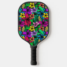 Hawaiianische Printwerbung Pickleball Schläger