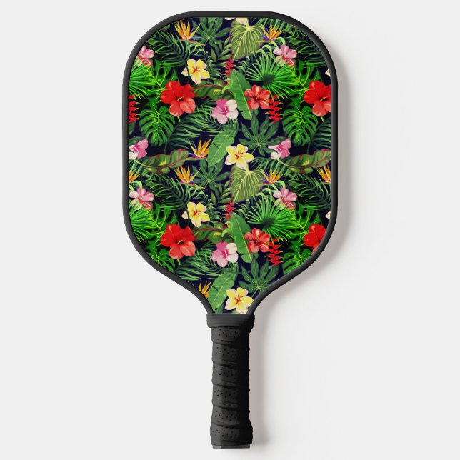 Hawaiianische Printwerbung Pickleball Schläger (Vorderseite)