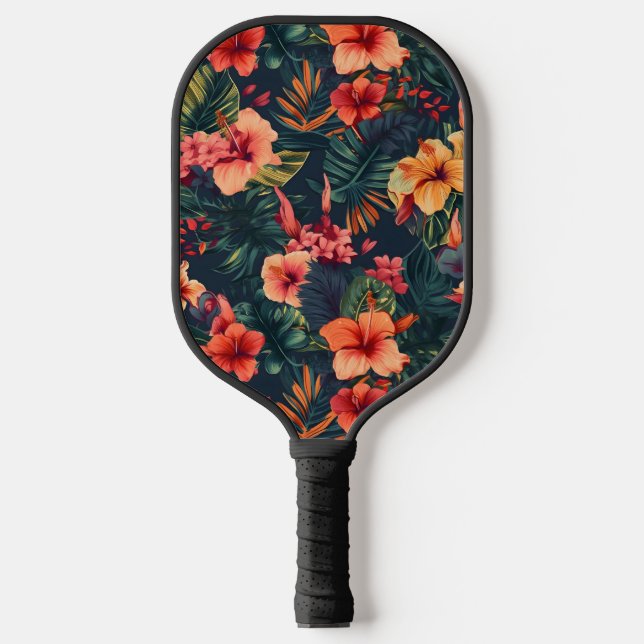 Hawaiianische Printwerbung Pickleball Schläger (Vorderseite)