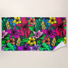 Hawaiianische Printwerbung Strandtuch