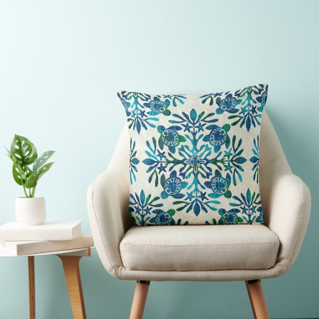 Hawaiianische Quiltschildkröte Kissen (Stuhl )