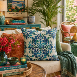 Hawaiianische Quiltschildkröte Kissen