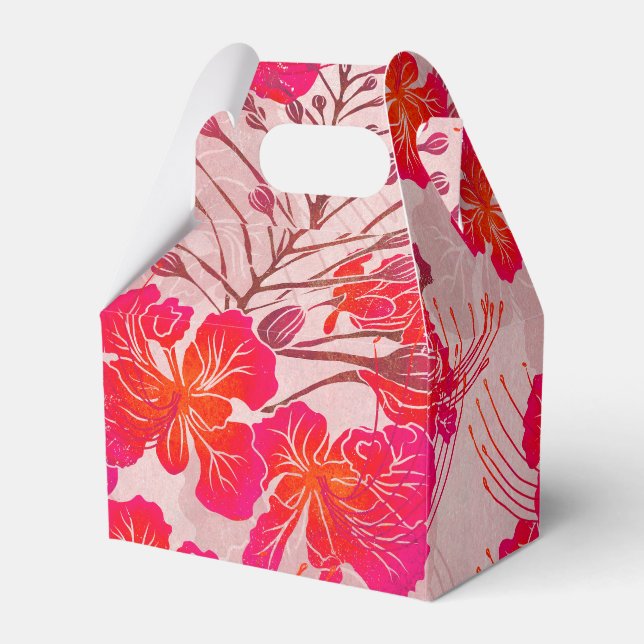 Hawaiianische Schrift Ohai Alii v2 Muster Geschenkschachtel (Vorderseite)