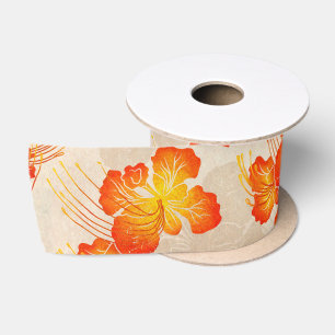 Hawaiianische Schrift Ohai Alii v2 Muster Satinband