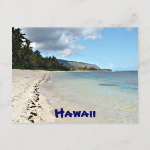 Hawaiianische Strandpostkarte Postkarte