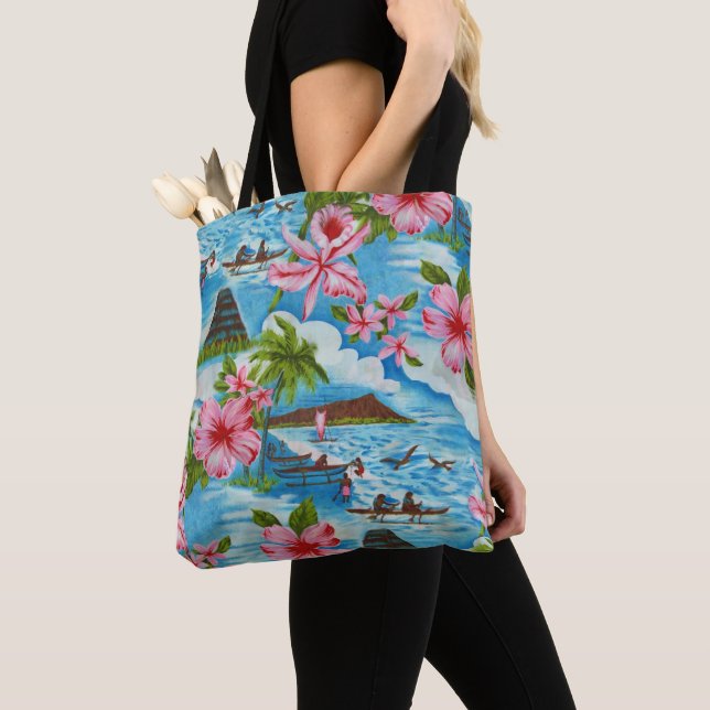 Hawaiianische Szenen Tasche (Von Nahem)