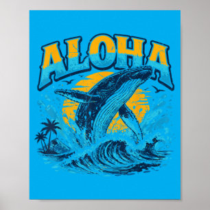 Hawaiianische T-Shirts für Kinder, Kleinkind Junge Poster