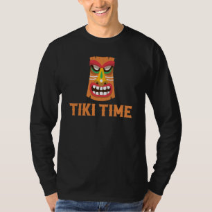 Hawaiianische Tiki-Zeit Ananas Hawaii T-Shirt