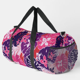 Hawaiianische tropische Blume-Aloha-Druck Duffle Bag