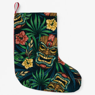 Hawaiianische tropische farbenfrohe, nahtlose Must Kleiner Weihnachtsstrumpf