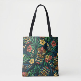 Hawaiianische tropische farbenfrohe, nahtlose Must Tasche