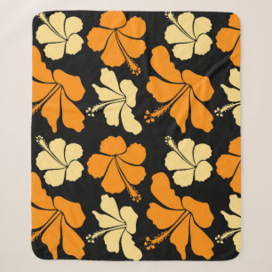Hawaiianische tropische natürliche, blumengeschmüc sherpadecke
