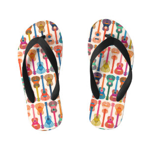 Hawaiianische Ukulele Kinderbadesandalen
