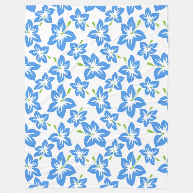 Hawaiianische Zeitdecke Fleecedecke (Vorderseite)