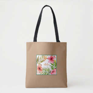Hawaiianischer Brauner Aloha-Totasche Tasche