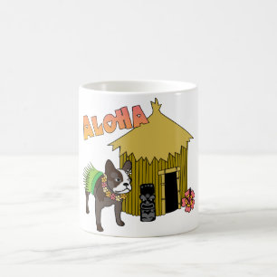 Hawaiianischer Bulldog Hula Tiki Tasse
