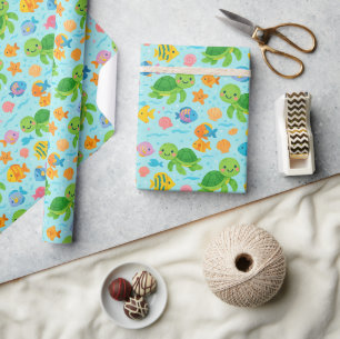 Hawaiianischer Druck Geschenkpapier