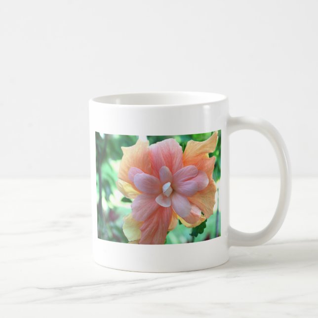 Hawaiianischer Hibiskus Blume Foto Kaffeetasse (Rechts)