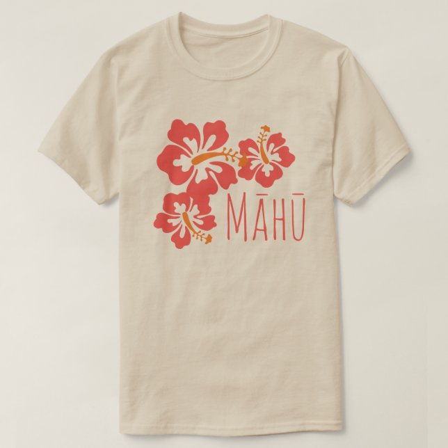 Hawaiianischer Hibiskus Māhū LGBT Third Gender T-Shirt (Design vorne)