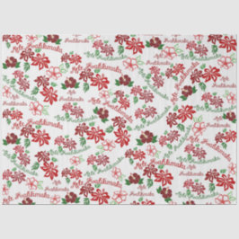Hawaiianischer Hibiskus Mele Kalikimaka Tissue Pap Seidenpapier