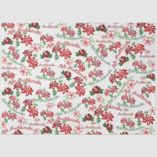 Hawaiianischer Hibiskus Mele Kalikimaka Tissue Pap Seidenpapier