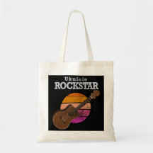 Hawaiianischer lustiger Ukulele-Rockstar Retro-Son
