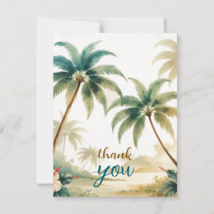 Hawaiianischer Reisestil Honolulu Dankeschön im Vi Postkarte