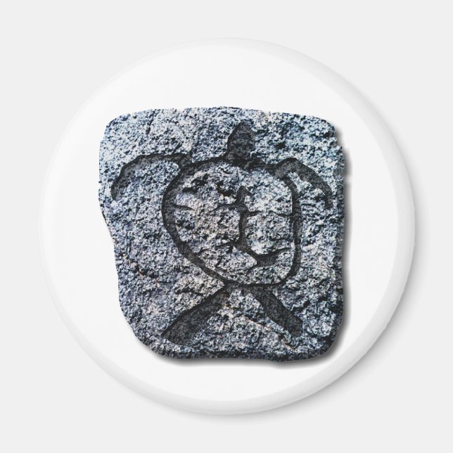 Hawaiianischer Schildkröten Magnet (Vorne)