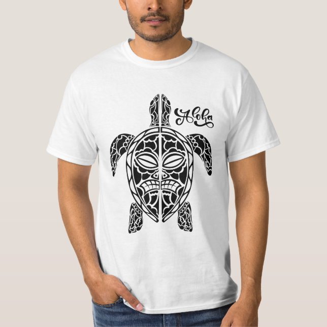 Hawaiianischer SchildkrötenT - Shirt (Vorderseite)