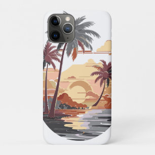 Hawaiianischer Sonnenuntergang mit Palmen. Case-Mate iPhone Hülle