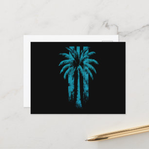 Hawaiianischer Strand Sommer Tropischer Urlaub Pal Postkarte