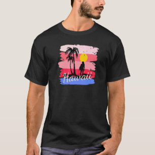 Hawaiianischer Urlaub in Pastellfarben für die Anp T-Shirt