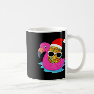 Hawaiianischer Weihnachten im Juli Flamingo Ananas Kaffeetasse