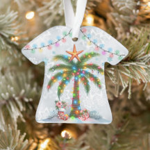 Hawaiianisches Aloha-Shirt mit Palmenbaum