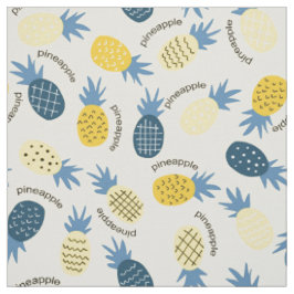 Hawaiianisches Ananas Muster tropisches Design Stoff