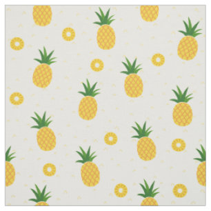 Hawaiianisches Ananas Muster tropisches Design Stoff