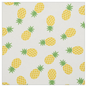 Hawaiianisches Ananas Muster tropisches Design Stoff