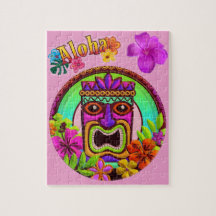 Hawaiianisches Tiki-Puzzle